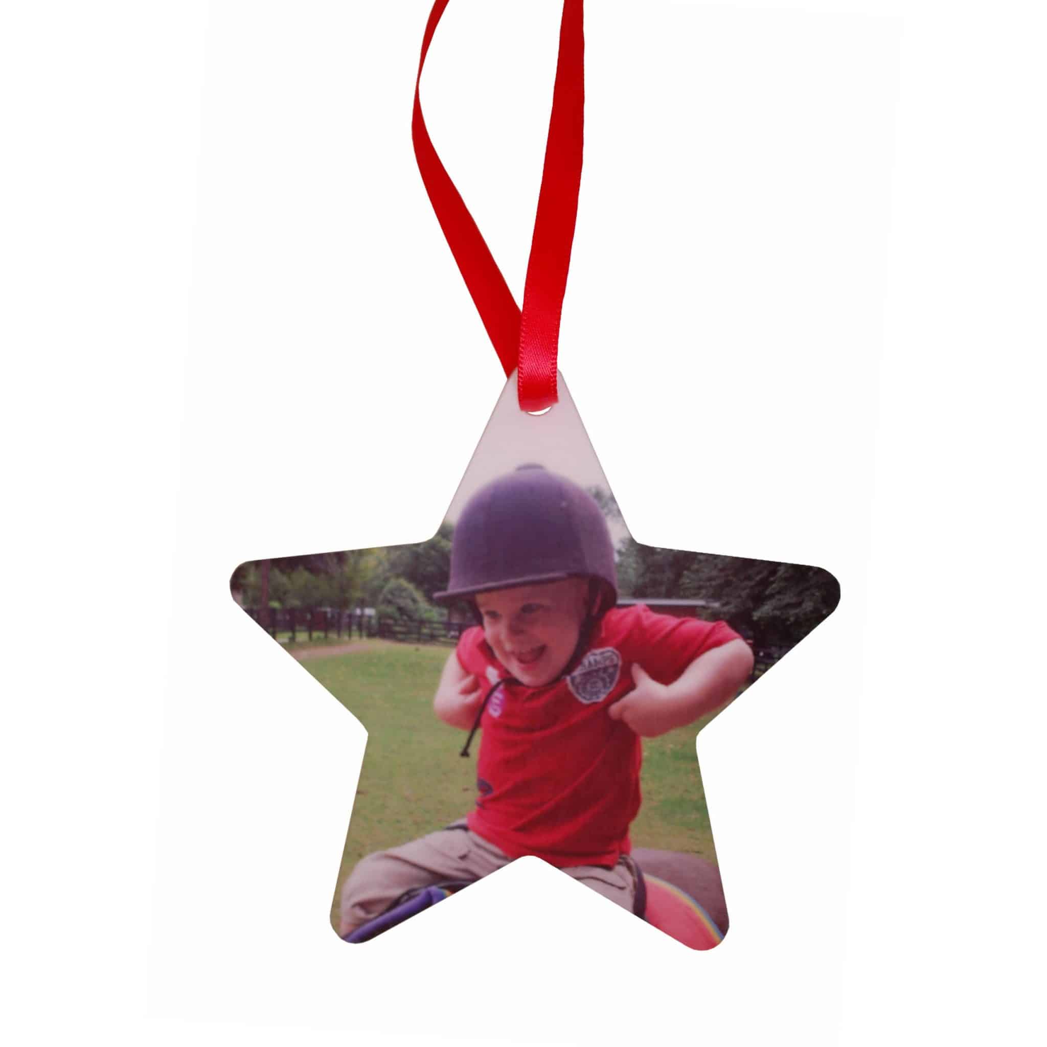 Personalised Christmas decoration with your photo