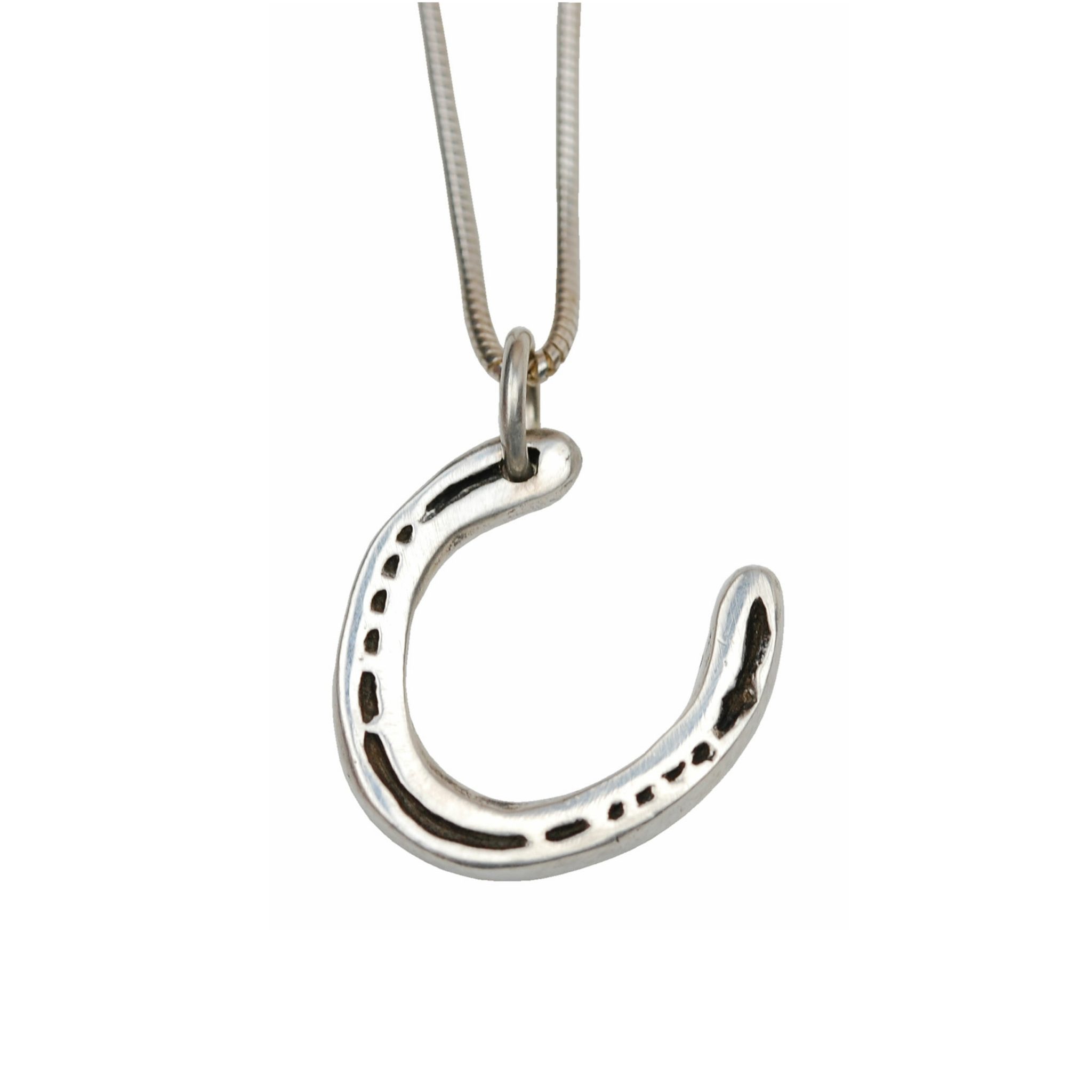 Sterling silver horse shoe charm
