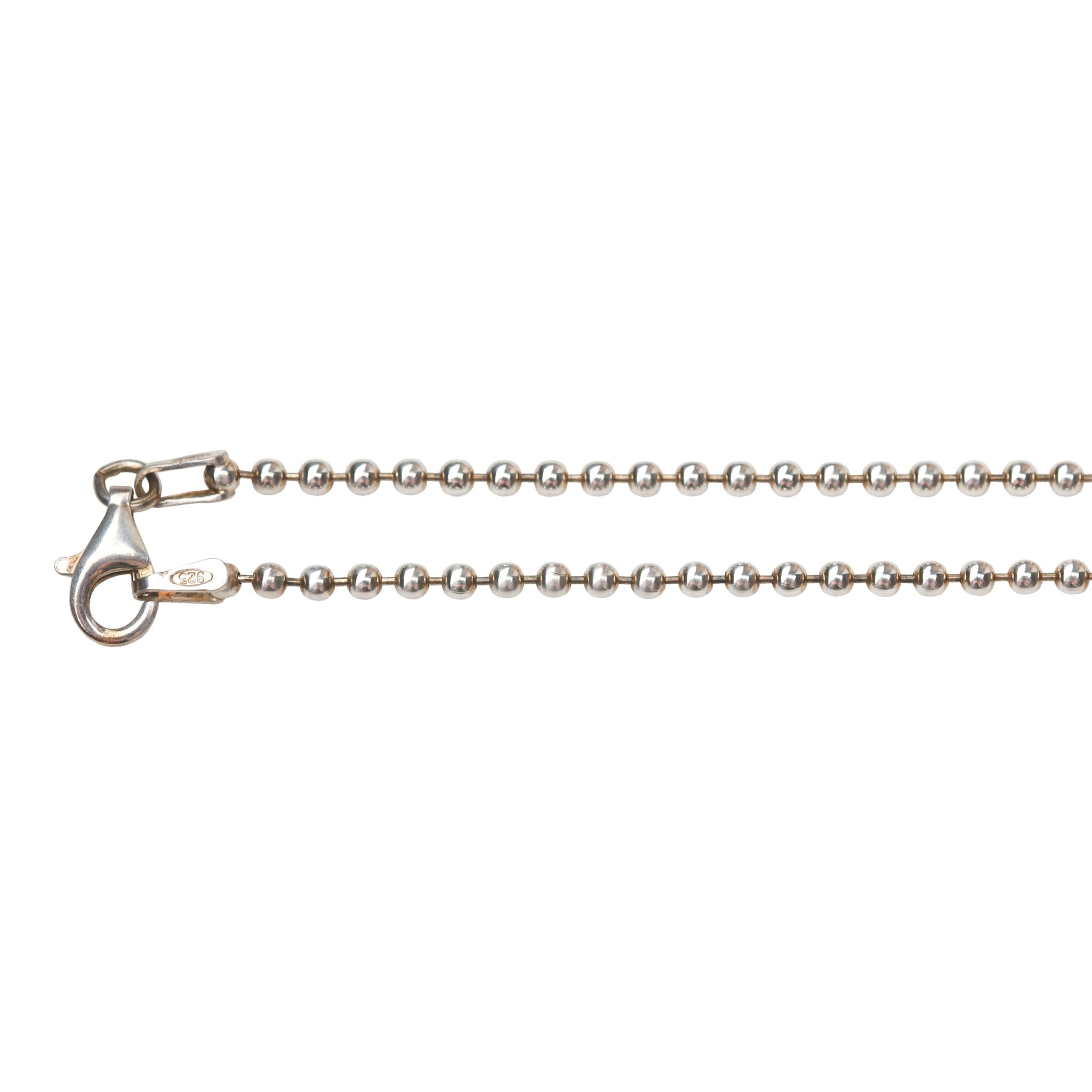 Sterling silver chain with 3mm balls