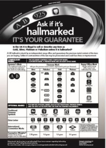 Hallmarking dealers notice