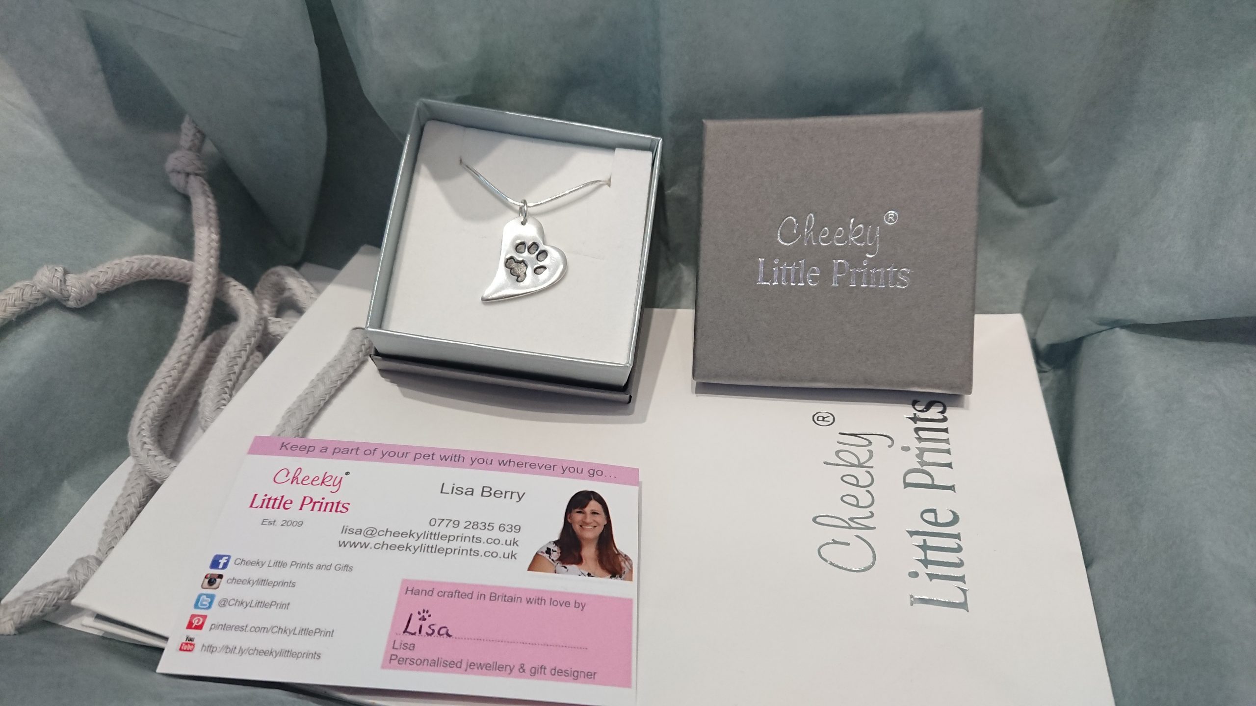 silver paw print jewellery packaging caring for your paw print keepsakes